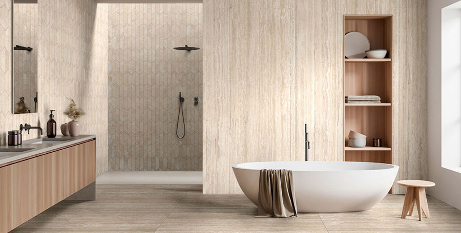 Tutto il Fascino di un Bagno in Travertino 2 Bagno in travertino moderno perché sceglierlo