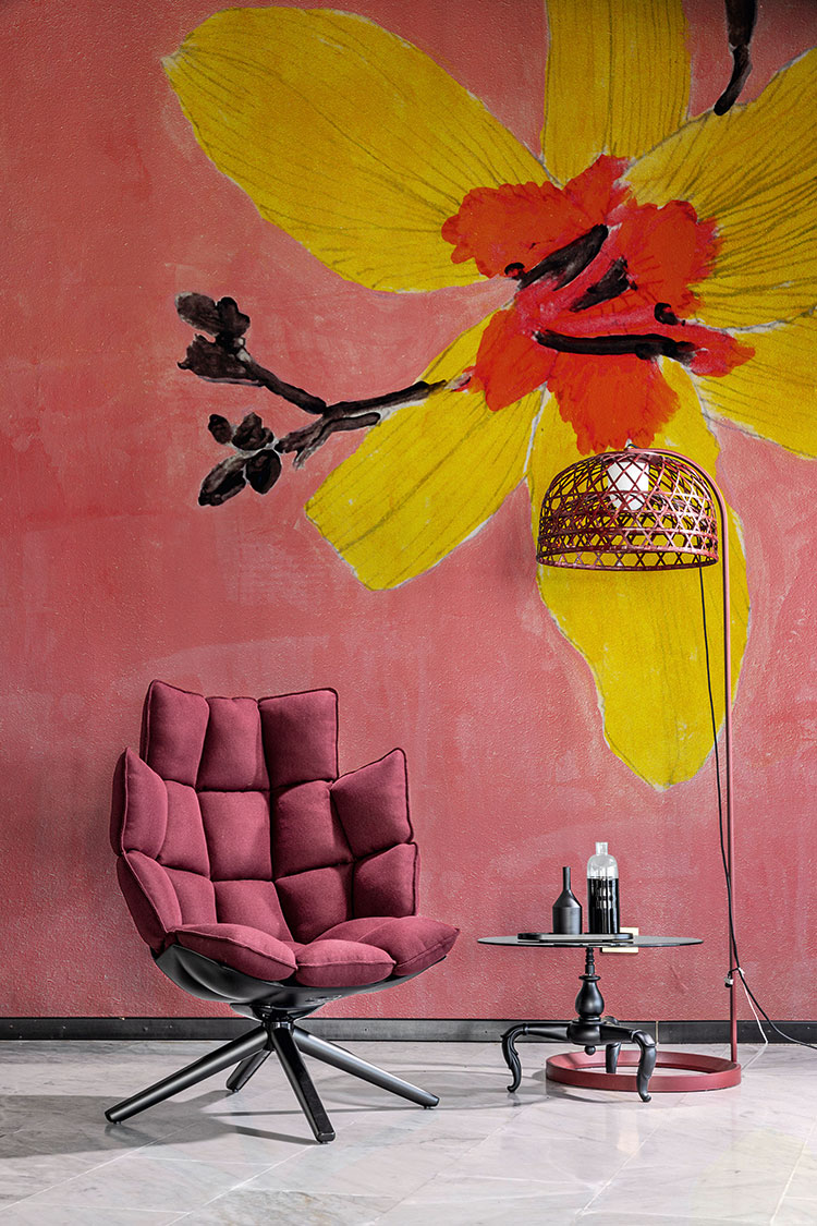 Carta da parati floreale moderna 03 Idee per carta da parati floreale moderna n.3