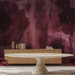 Carta da parati floreale moderna in versione macro