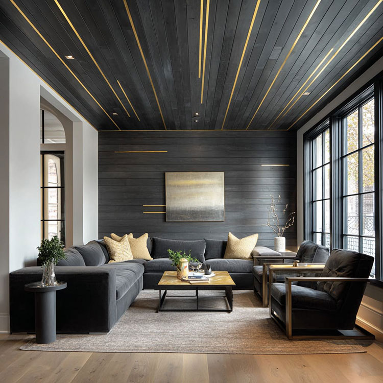 Idee rivestimento in legno per soffitto n.03