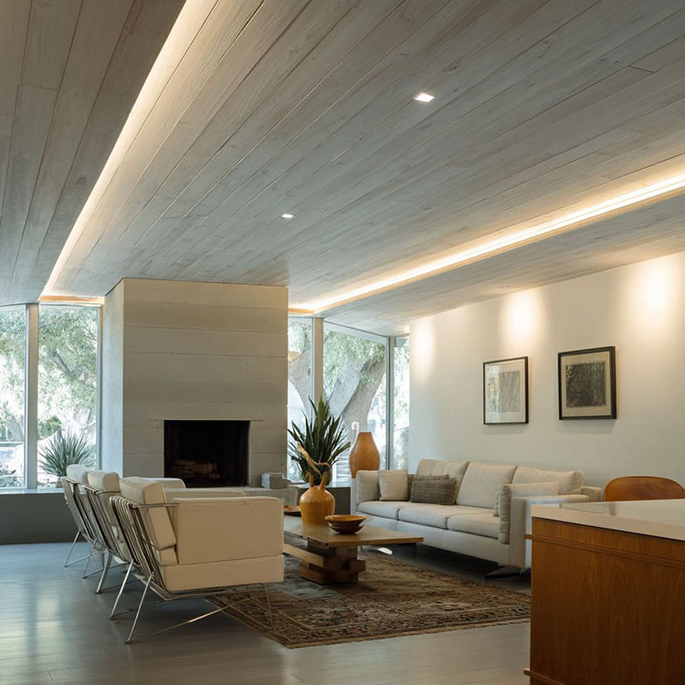 Idee rivestimento in legno per soffitto n.04
