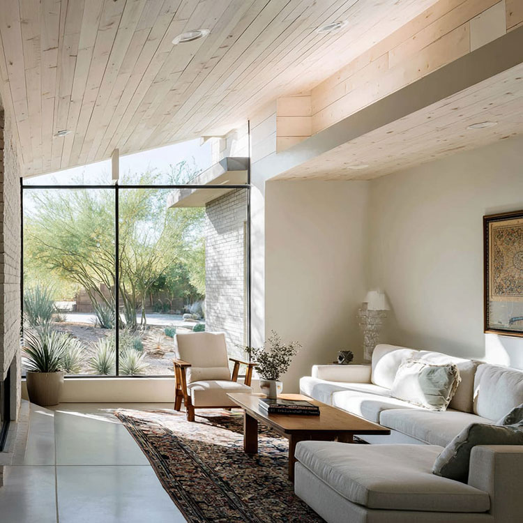 Idee rivestimento in legno per soffitto n.05