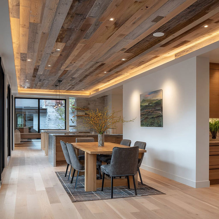 Idee rivestimento in legno per soffitto n.06
