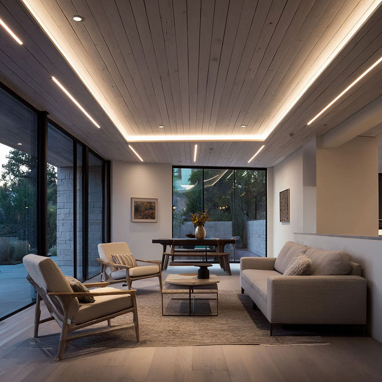 Idee rivestimento in legno per soffitto n.07