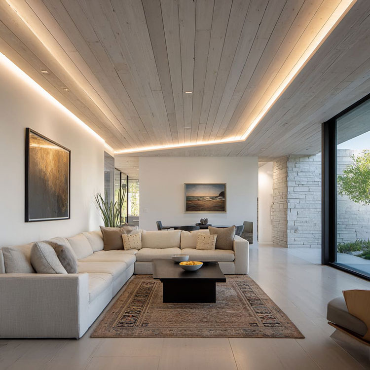 Idee rivestimento in legno per soffitto n.09