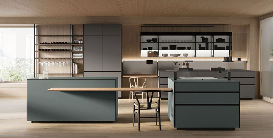Come progettare una cucina senza piastrelle 1 Come progettare una cucina senza piastrelle