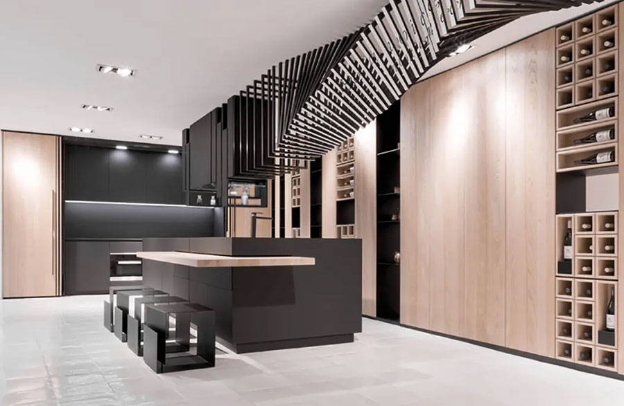 Cucine futuristiche 03 Modello di cucina futuristica n.3
