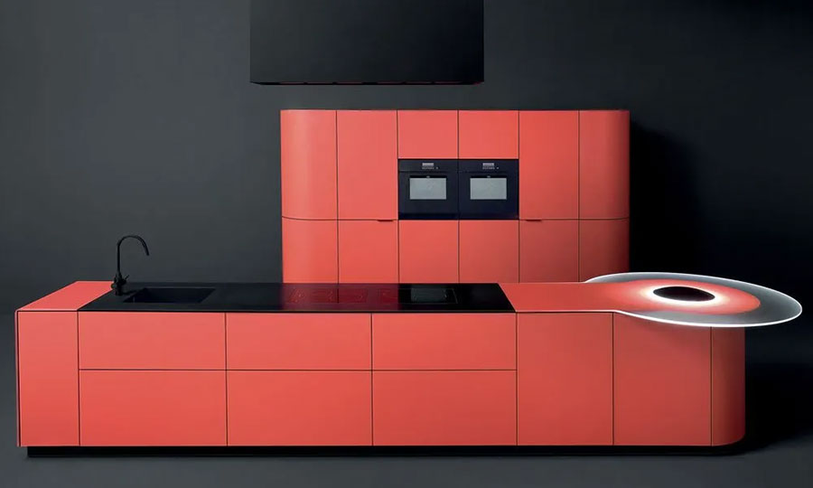 Cucine futuristiche 04 Modello di cucina futuristica n.4