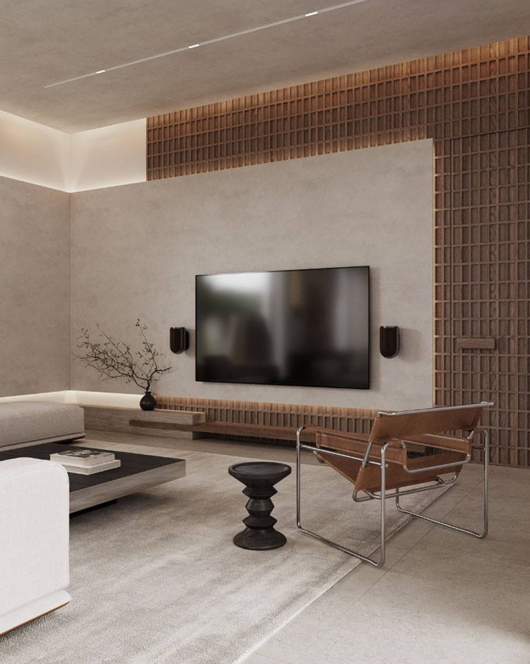 Soggiorno bianco e legno 03 Idee soggiorno bianco e legno n.03