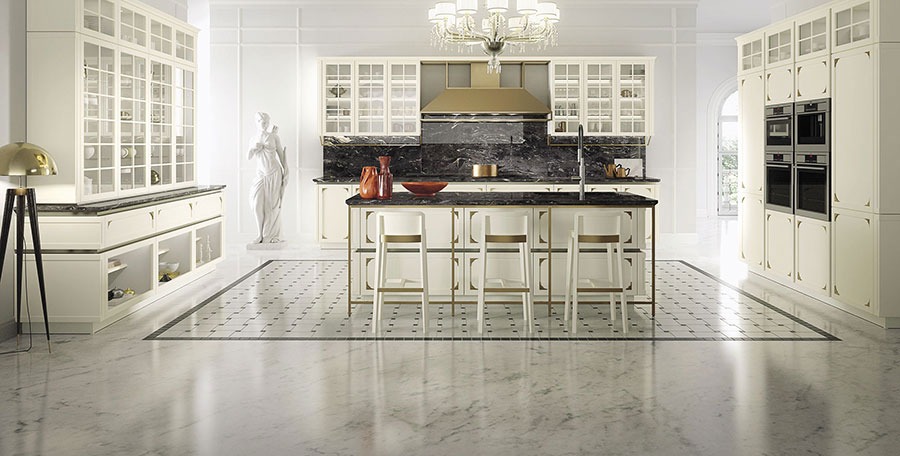 Pavimenti per cucina classica: oltre 60 idee con diversi materiali 1 Pavimenti per cucina classica: oltre 60 idee con diversi materiali
