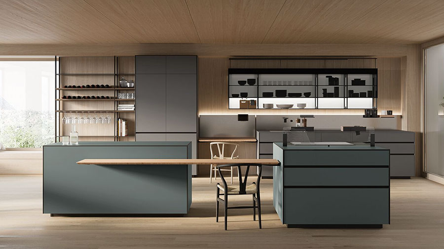 Schienale cucina in acciaio Schienale in acciaio per cucina senza piastrelle