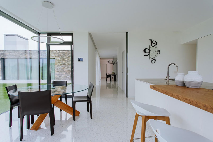 Idee pavimento per cucina veneziano moderno n.2